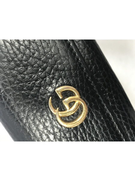キーケース・キーリング GUCCI レザーキーケース 6連 ブラック
