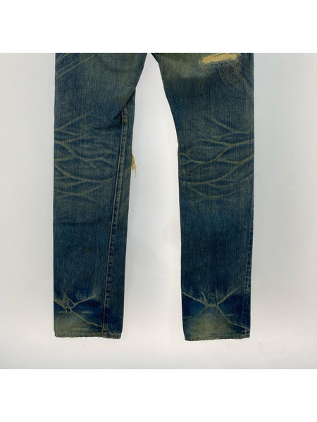 HYSTERIC GLAMOUR デニム・ジーンズ ヴィンテージリペア加工スキャブリメイクデニム/30