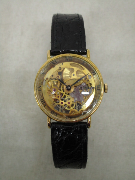 . メンズ時計 bucherer スケルトンウォッチ