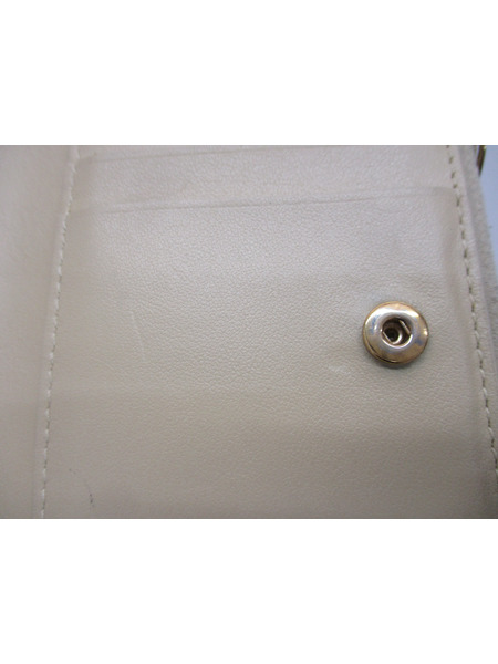 BOTTEGA VENETA カセット 二つ折り財布 ベージュ[値下]