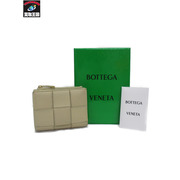 BOTTEGA VENETA カセット 二つ折り財布 ベージュ[値下]