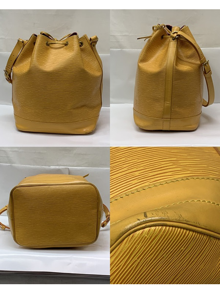 LV エピ ノエ タッシリイエロー M44009 本体のみ ダメージあり ルイ ヴィトン LOUIS VUITTON ショルダーバッグ 巾着バッグ
