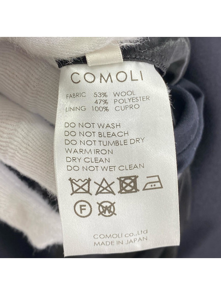 COMOLI ジャケット 18AW ウールサージタイロッケンコート サイズ2