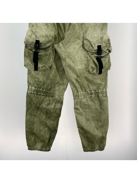 STONE ISLAND Overdyed Membrana Back Pocket Cargo Pants XL緑