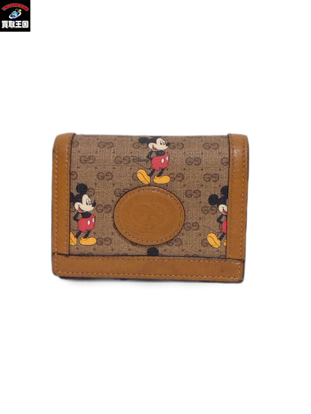 GUCCI×DISNEY GGスプリーム 二つ折り財布
