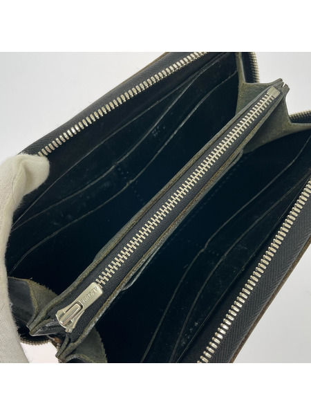 ALZUNI 長財布 レザー 黒