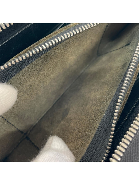 ALZUNI 長財布 レザー 黒