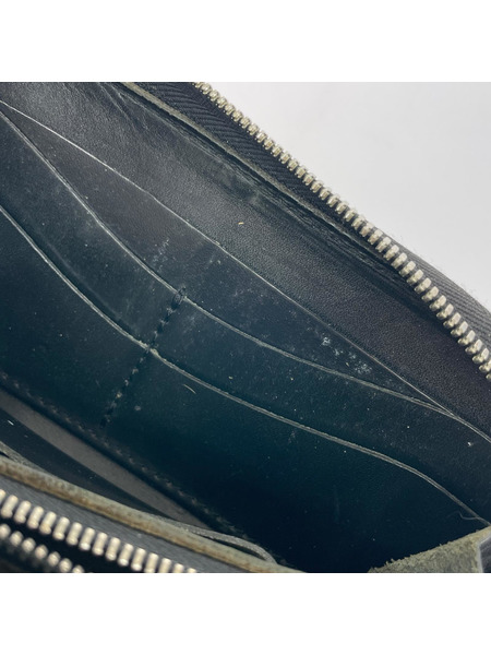 ALZUNI 長財布 レザー 黒