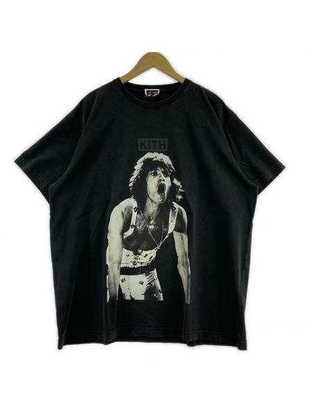 KITH×THE ROLLING STONES 25AW MICK JAGGER Tee Black XXL