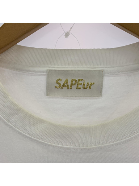 SAPeur 半袖Tシャツ・カットソー Tシャツ 白[値下]