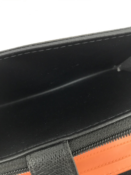 BEAMS レザーウォレット BLK[値下]