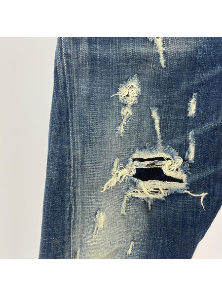 DSQUARED2 デニム・ジーンズ SEXY TWIST JEAN/加工/青/44