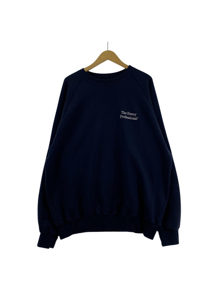 THE ENNOY PROFESSIONAL 22AW Crew Sweat ロゴ XXL 紺