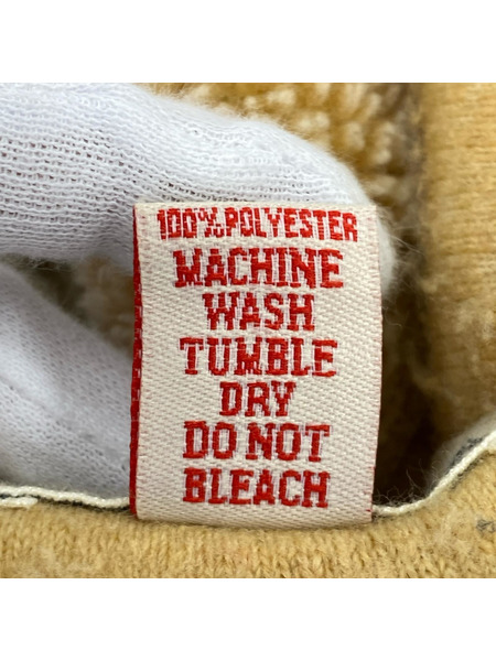 EVISU ジャケット ビッグカモメ フリースジャケット ベージュ 42