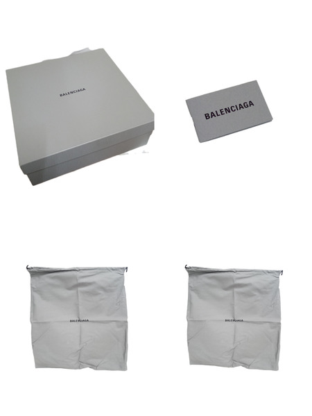 BALENCIAGA/ラウンドトゥラバーブーツ/42