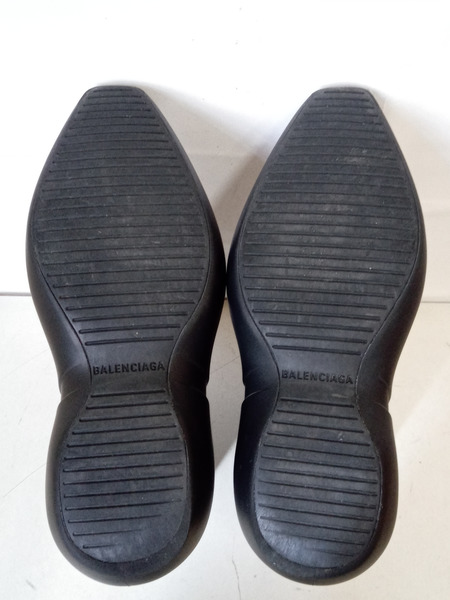 BALENCIAGA/ラウンドトゥラバーブーツ/42