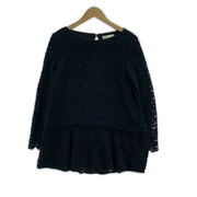 ADORE 長袖Tシャツ・カットソー 総レースブラウス バックオープン