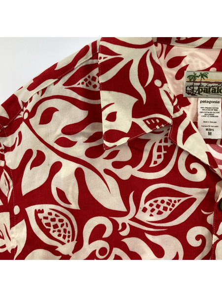 patagonia 半袖シャツ pataloha アロハシャツ RED