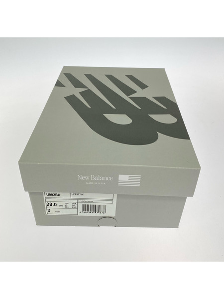 NEW BALANCE スニーカー U992BK 28cm