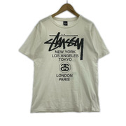 STUSSY 半袖Tシャツ・カットソー 白 (M)