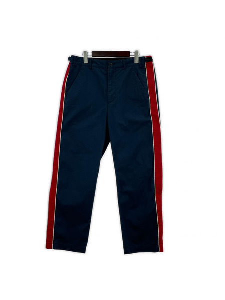 AIE パンツ NEW YORK サイドライン パンツ サイドアジャスター付 トラウザーズ/M/BLU