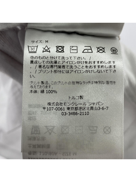 MONCLER 半袖Tシャツ・カットソー T-SHIRT WHT M