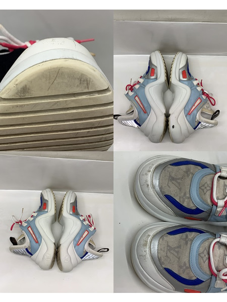 LV LVアークライトライン スニーカー Size41 GO0199 本体のみ ダメージあり ルイ ヴィトン LOUIS VUITTON  靴 ローカットスニーカー