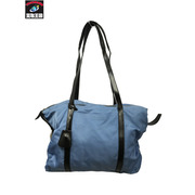 ハンドバッグ ナイロンバッグ　水色