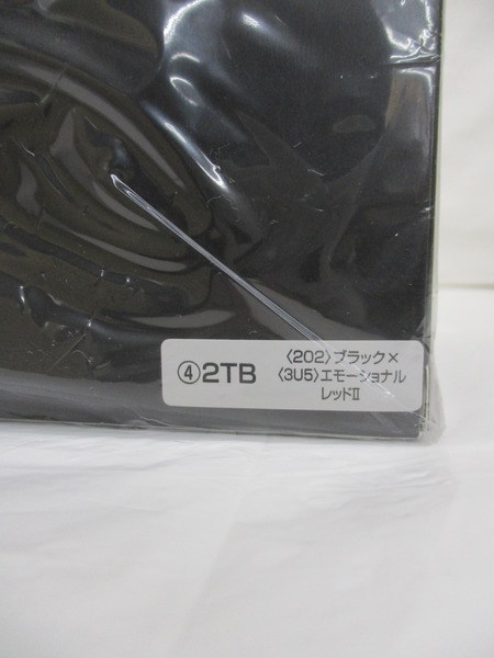 bz4x ブラック×エモーショナルレッド カラーサンプル[値下]