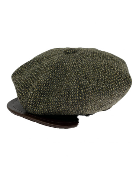 キャスケット・ハンチング STETSON(ステットソン)ハリスツイード 8枚ハギ ハンチング 58cm[値下]