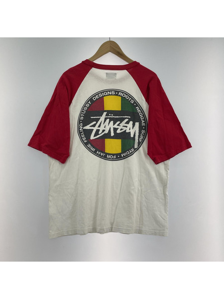 STUSSY 七分丈・ラグランT USA製 00s  L