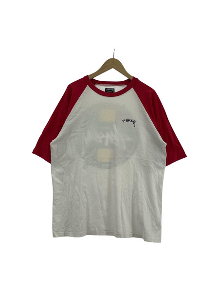 STUSSY 七分丈・ラグランT USA製 00s L｜商品番号