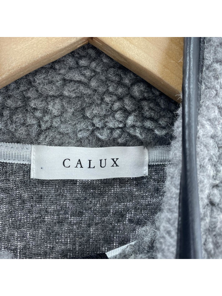 ジャケット CALUX ボアジップジャケット グレー