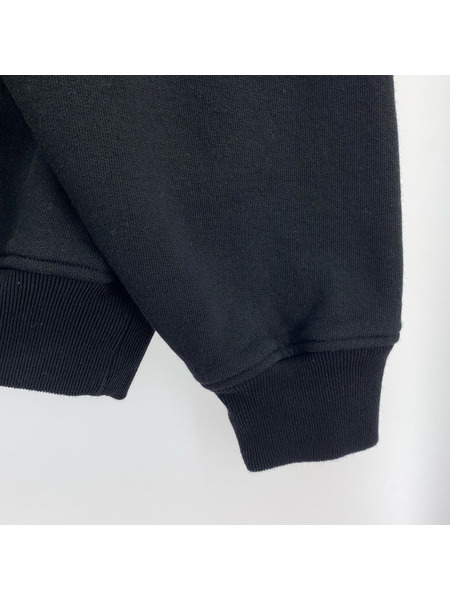 COMOLI パーカー B01-05001 コットン裏毛 黒 3