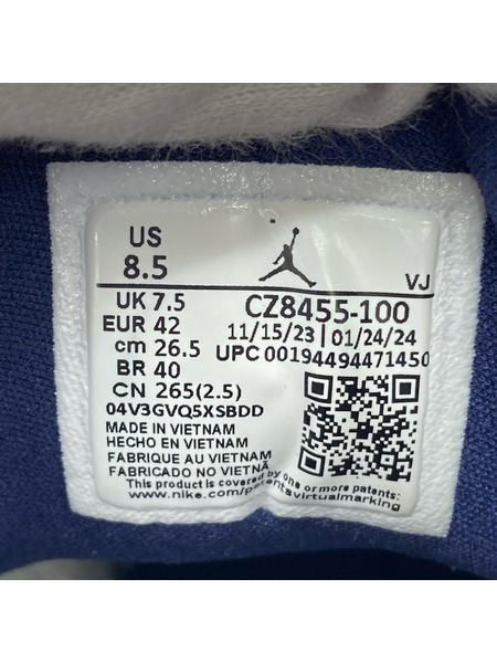 NIKE スニーカー AIR JORDAN 1 LOW WASHED DENIM CZ8455-100