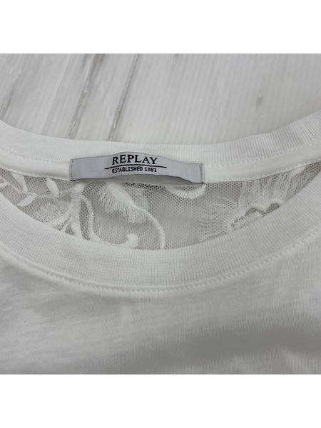 REPLAY バックレースTシャツ/S