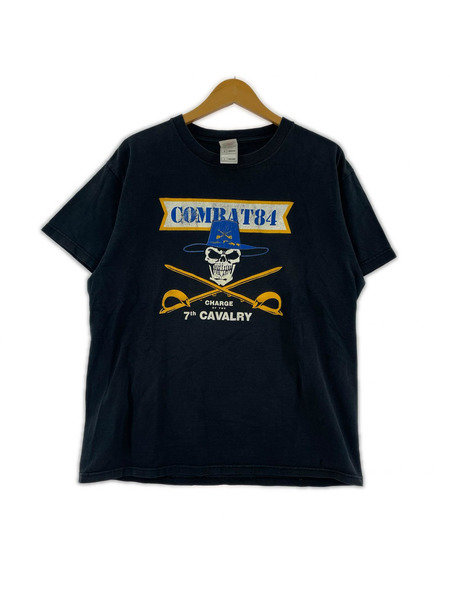 00s COMBAT84 CHARGE OF THE 7TH CAVALRY TEE 黒 (L)[値下]