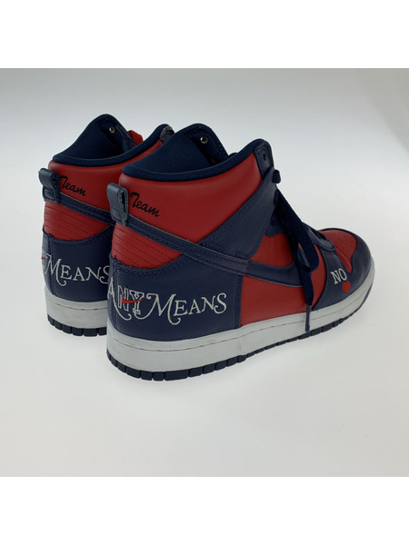 NIKE SB スニーカー ×Supreme DUNK HIGH BY ANY MEANS (24cm)[値下]