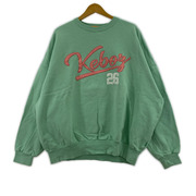 Keboz スウェット・トレーナー ロゴスウェット (XL)ライトグリーン