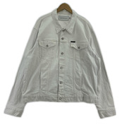 Calvin Klein Jeans デニムジャケット 40IP794 白 (XXL)
