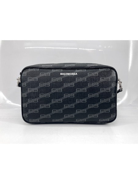 ショルダーバッグ BALENCIAGA/BBモノグラム/ミディアムカメラバッグ