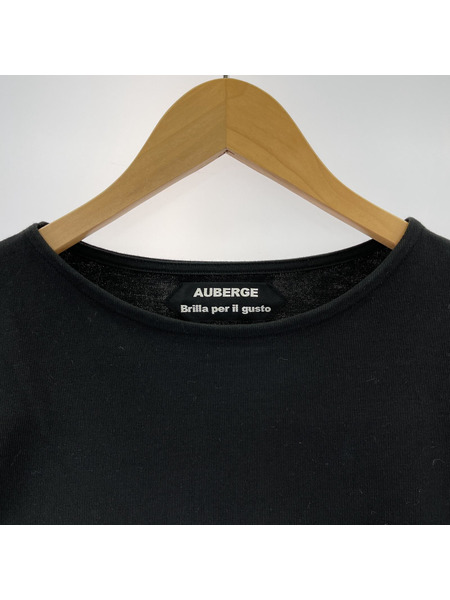AUBERGE×Brilla per il gusto  L/Sカットソー ブラック (44)