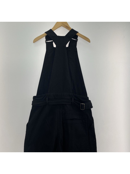 DRIES VAN NOTEN 21ss ベルデッドオーバーオール S ブラック
