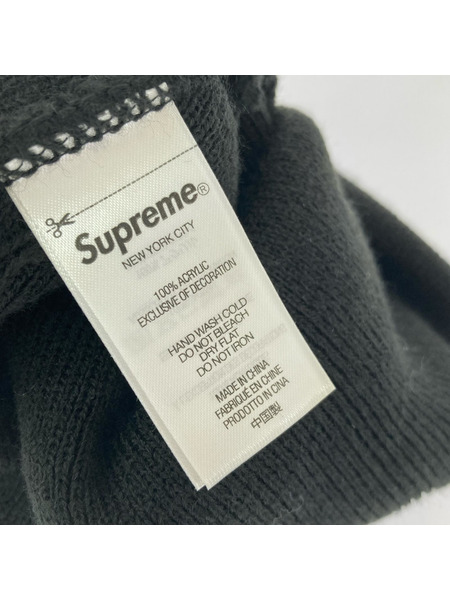 Supreme ニットキャップ 21AW Gonz Nametag Beanie BLK