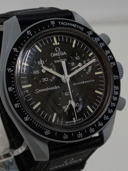 OMEGA×SWATCH/ミッショントゥムーン/S033M100※電池交換済み メンズQZ