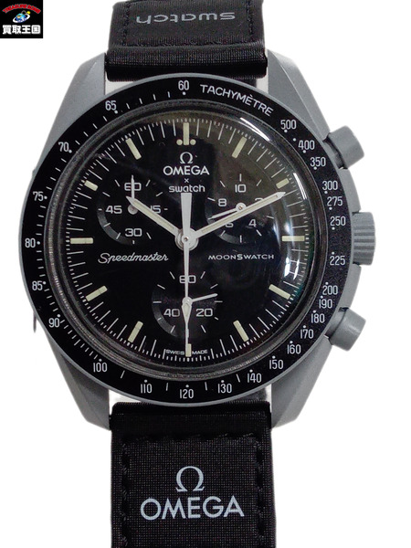 OMEGA×SWATCH/ミッショントゥムーン/S033M100※電池交換済み メンズQZ