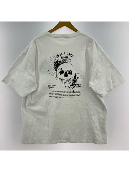 DALL CLOTHING 半袖Tシャツ・カットソー ×GADORO ロゴ刺繍Tee 白