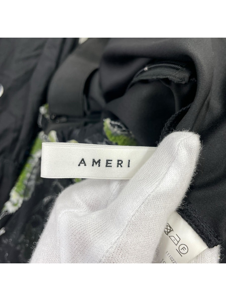 AMERI ロングスカート シアー刺繍[値下]