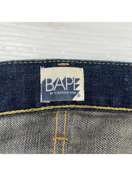 A BATHING APE デニム・ジーンズ 00~90S デニムパンツ L ブルー