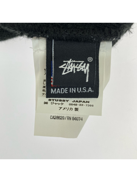 STUSSY ニットキャップ USA製 アクリル ニットキャップ